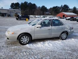 Salvage cars for sale at Mendon, MA auction: 2001 Toyota Corolla CE