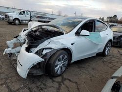 Salvage cars for sale at New Britain, CT auction: 2023 Tesla Model Y