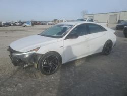 Salvage cars for sale at Kansas City, KS auction: 2023 Hyundai Elantra N Line