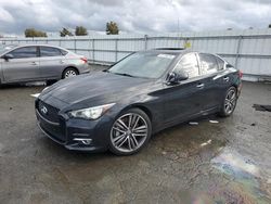 Salvage cars for sale at Martinez, CA auction: 2017 Infiniti Q50 Hybrid