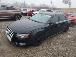 Salvage cars for sale at Columbus, OH auction: 2013 Audi A8 L Quattro