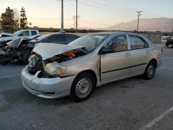 Salvage cars for sale from Copart Rancho Cucamonga, CA: 2003 Toyota Corolla CE