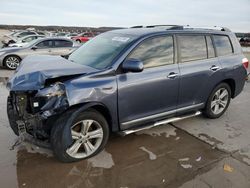 Toyota Vehiculos salvage en venta: 2012 Toyota Highlander Limited