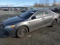 Salvage cars for sale from Copart Arlington, WA: 2010 Toyota Camry Base