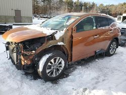 Salvage cars for sale at Exeter, RI auction: 2016 Nissan Murano S