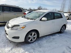 Salvage cars for sale from Copart Ontario Auction, ON: 2010 Toyota Corolla Matrix S