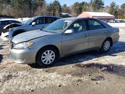 Salvage cars for sale at Mendon, MA auction: 2005 Toyota Camry LE