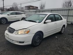 Toyota Corolla salvage cars for sale: 2003 Toyota Corolla CE