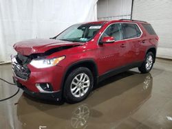 Salvage cars for sale at Central Square, NY auction: 2021 Chevrolet Traverse LT