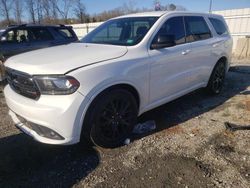 Salvage cars for sale at Spartanburg, SC auction: 2016 Dodge Durango SXT