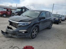 Salvage cars for sale at Pekin, IL auction: 2016 Honda Pilot EXL