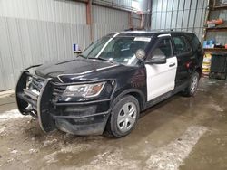 Salvage cars for sale at West Mifflin, PA auction: 2017 Ford Explorer Police Interceptor