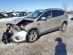 Salvage cars for sale at Kansas City, KS auction: 2018 Ford Escape SE