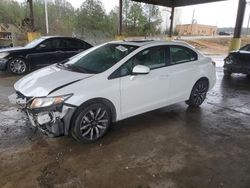 Salvage cars for sale at Gaston, SC auction: 2015 Honda Civic EXL