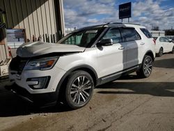 Ford salvage cars for sale: 2017 Ford Explorer Platinum