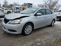 Salvage cars for sale from Copart Wichita, KS: 2014 Nissan Sentra S