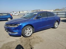 Salvage cars for sale from Copart Bakersfield, CA: 2015 Chrysler 200 Limited