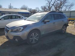 Salvage cars for sale from Copart Wichita, KS: 2018 Subaru Outback 3.6R Limited