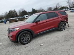 Salvage cars for sale from Copart Madisonville, TN: 2022 Ford Explorer XLT