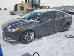 Vehiculos salvage en venta de Copart Wayland, MI: 2018 Ford Fusion SE Hybrid