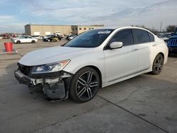 Salvage cars for sale at Wilmer, TX auction: 2016 Honda Accord Sport