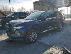 Salvage cars for sale at Cartersville, GA auction: 2019 Hyundai Santa FE SE