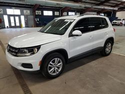 Salvage cars for sale at East Granby, CT auction: 2015 Volkswagen Tiguan S