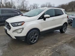 Salvage cars for sale from Copart Ellwood City, PA: 2018 Ford Ecosport SES