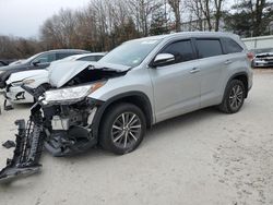 Salvage cars for sale from Copart Cleveland: 2017 Toyota Highlander SE