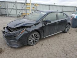 Salvage cars for sale at Dyer, IN auction: 2021 Toyota Corolla SE