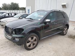 Mercedes-Benz salvage cars for sale: 2009 Mercedes-Benz ML 350