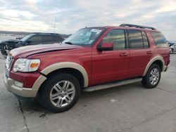 Salvage cars for sale from Copart Grand Prairie, TX: 2010 Ford Explorer Eddie Bauer