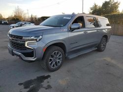 Salvage cars for sale at San Martin, CA auction: 2021 Chevrolet Suburban K1500 Z71