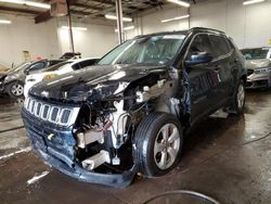 Jeep salvage cars for sale: 2017 Jeep Compass Latitude