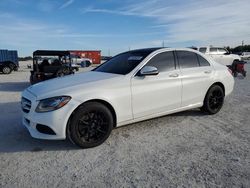 Salvage cars for sale at Arcadia, FL auction: 2016 Mercedes-Benz C 300 4matic