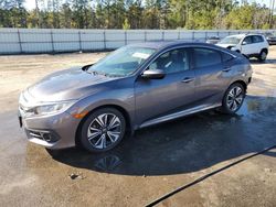 Salvage cars for sale at Harleyville, SC auction: 2017 Honda Civic EXL