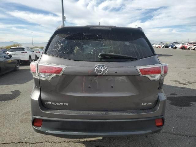 2014 Toyota Highlander LE