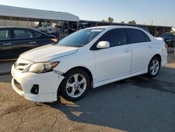 Salvage cars for sale from Copart Fresno, CA: 2012 Toyota Corolla Base