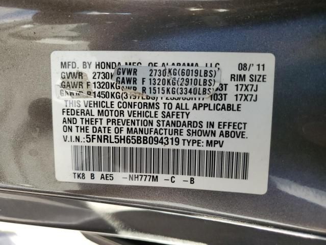 2011 Honda Odyssey EXL