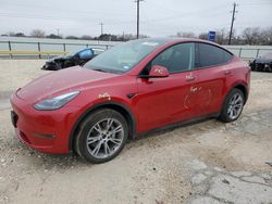 Salvage cars for sale at San Antonio, TX auction: 2023 Tesla Model Y