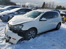 Salvage cars for sale at Bowmanville, ON auction: 2011 Volkswagen Golf