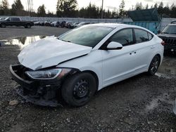 Salvage cars for sale from Copart Graham, WA: 2018 Hyundai Elantra SEL