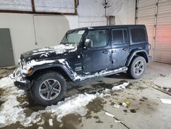 Salvage cars for sale at Lexington, KY auction: 2020 Jeep Wrangler Unlimited Sahara