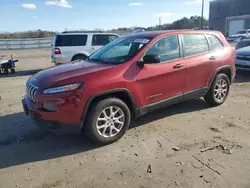 Salvage cars for sale at Fredericksburg, VA auction: 2014 Jeep Cherokee Sport