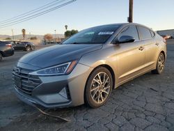 Vehiculos salvage en venta de Copart Colton, CA: 2019 Hyundai Elantra SEL