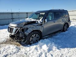 Salvage cars for sale at auction: 2020 Nissan Armada SV