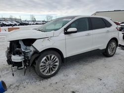 Salvage cars for sale at Rocky View County, AB auction: 2021 Ford Edge Titanium