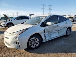 Salvage cars for sale at Elgin, IL auction: 2018 Toyota Prius