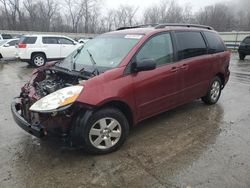 Salvage cars for sale at Ellwood City, PA auction: 2010 Toyota Sienna CE