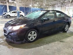 Salvage cars for sale at Woodhaven, MI auction: 2017 Chevrolet Cruze LS